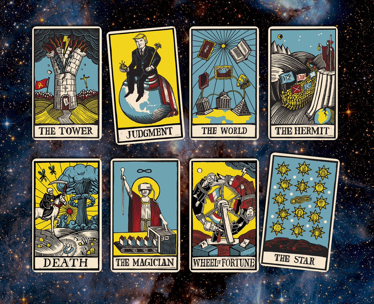 The Economist 2017 Tarot Cover