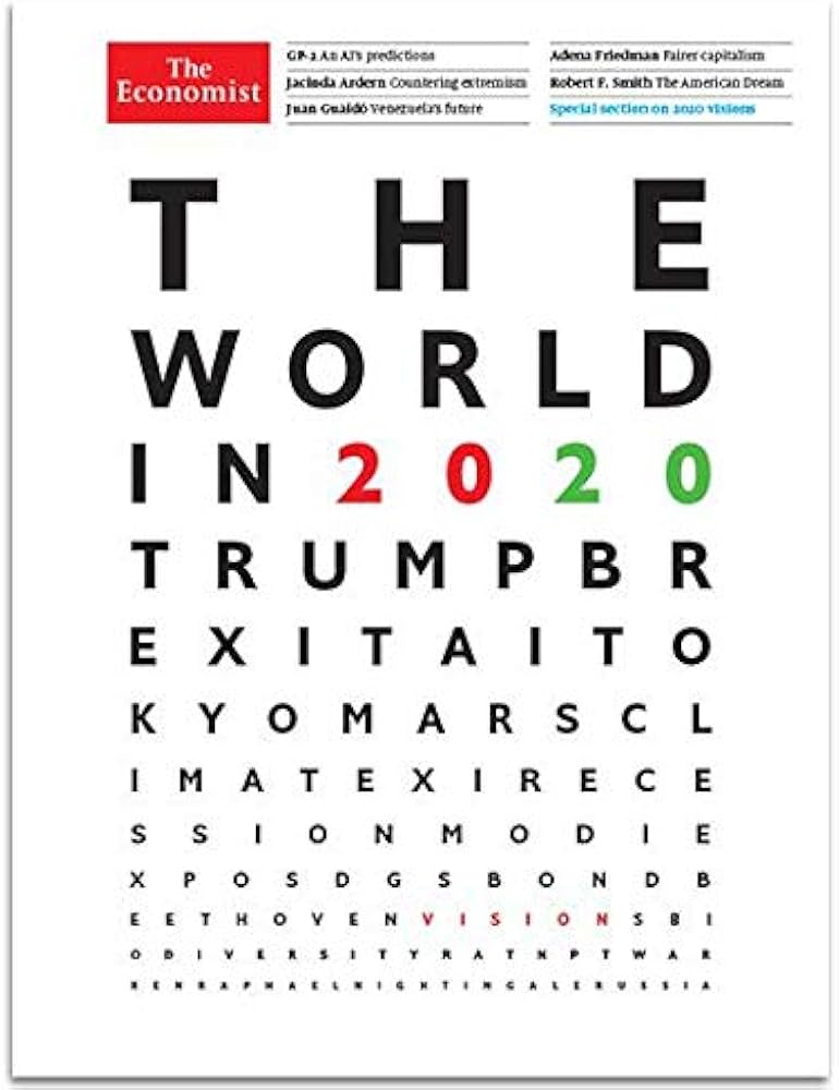 The Economist 2020 Cover